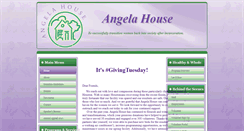 Desktop Screenshot of angelahouse.org
