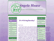 Tablet Screenshot of angelahouse.org